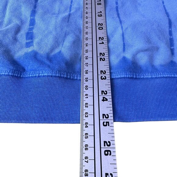 Roller Rabbit Sweatshirt Women’s Large Blue Tie Dye Fleece Lined Crewneck Rare - Picture 10 of 10